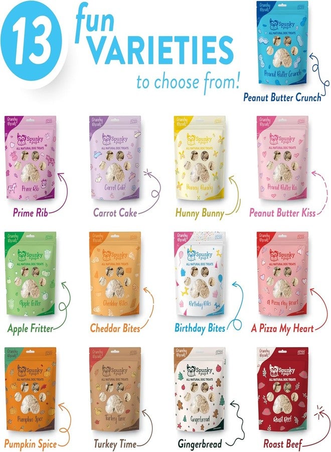 Spunky Pup Peanut Butter Crunch, Crunchy Biscuit Treats, 10 oz - Image 5